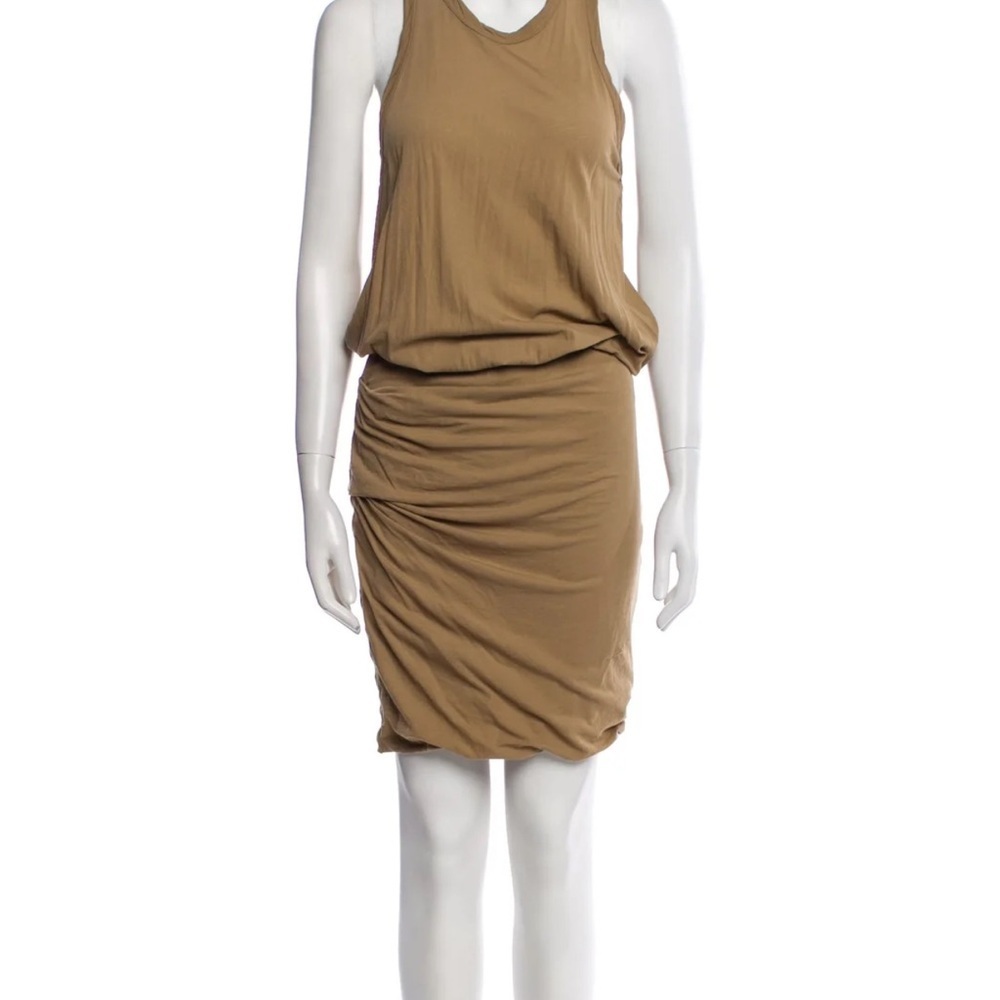 Standard James Perse Racerback Blouson Dress Natural Cotton size 3 Lightweight